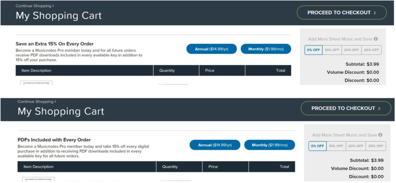 musicnotes screenshot